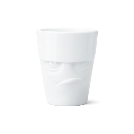 TASSEN Grumpy Face Porcelain Mug – 11 oz