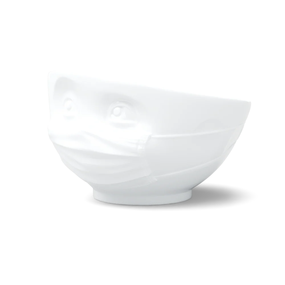 TASSEN Hopeful Face Porcelain Bowl – 16 oz