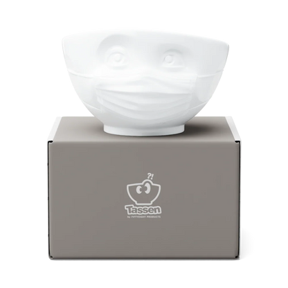 TASSEN Hopeful Face Porcelain Bowl – 16 oz