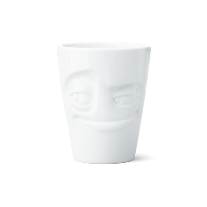 TASSEN Impish Face Porcelain Mug – 11 oz