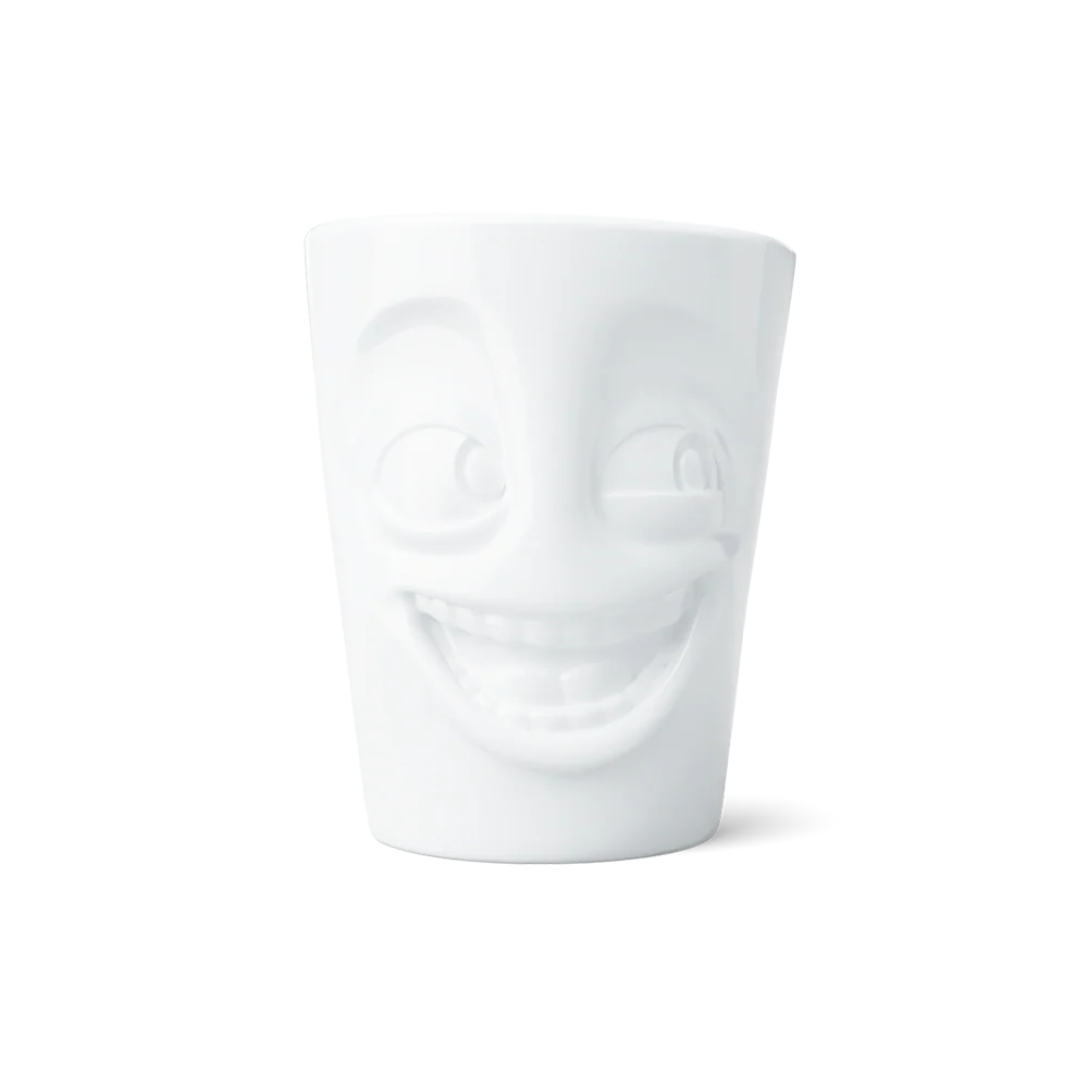 TASSEN Joking Face Porcelain Mug – 11 oz