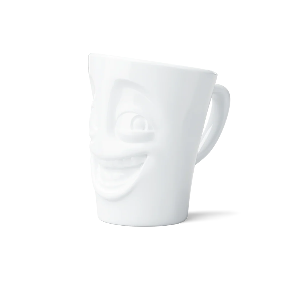 TASSEN Joking Face Porcelain Mug – 11 oz