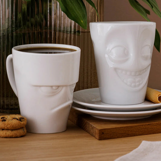 TASSEN Joking Face Porcelain Mug – 11 oz