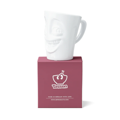 TASSEN Joking Face Porcelain Mug – 11 oz