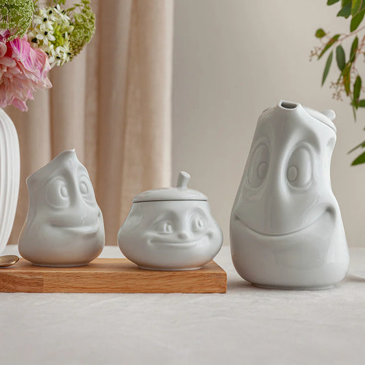 TASSEN Jolly Face Porcelain Small Jug – 11 oz