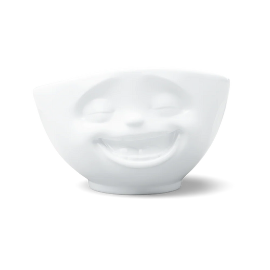 TASSEN Laughing Face Porcelain Bowl – 16 oz