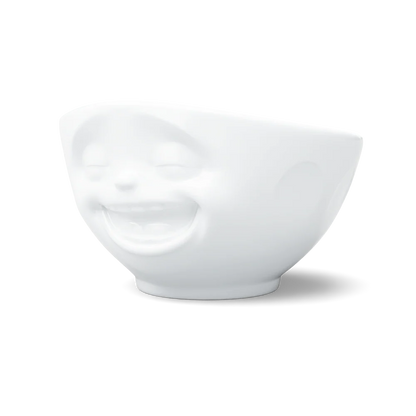 TASSEN Laughing Face Porcelain Bowl – 16 oz