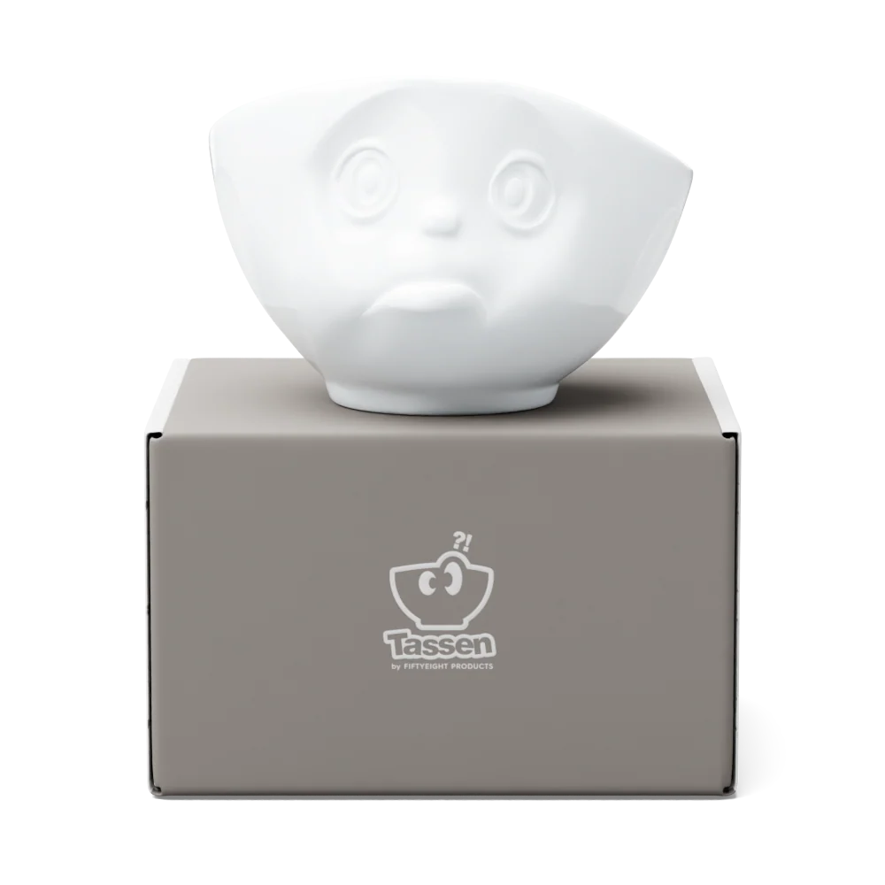 TASSEN Sulking Face Porcelain Bowl – 16 oz
