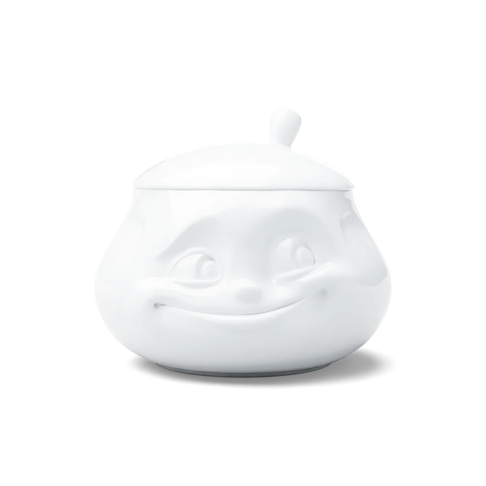 TASSEN Sweet Face Porcelain Sugar Bowl – 13.5 oz