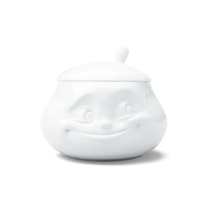 TASSEN Sweet Face Porcelain Sugar Bowl – 13.5 oz