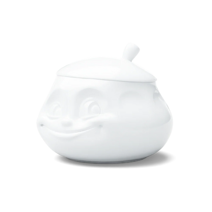 TASSEN Sweet Face Porcelain Sugar Bowl – 13.5 oz