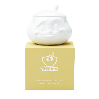 TASSEN Sweet Face Porcelain Sugar Bowl – 13.5 oz