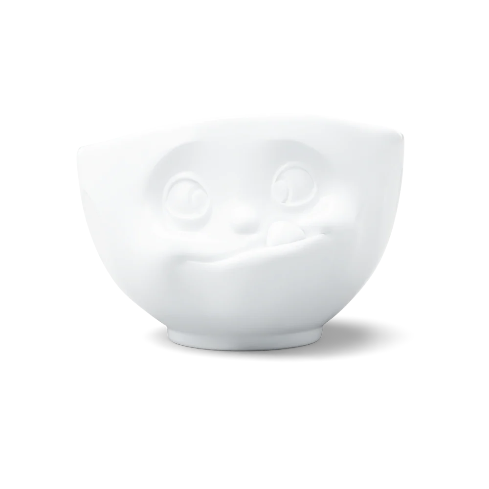 TASSEN Tasty Face Porcelain Bowl – 16 oz