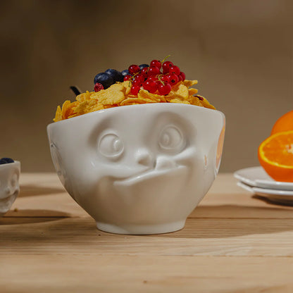 TASSEN Tasty Face Porcelain Bowl – 16 oz