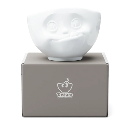 TASSEN Tasty Face Porcelain Bowl – 16 oz