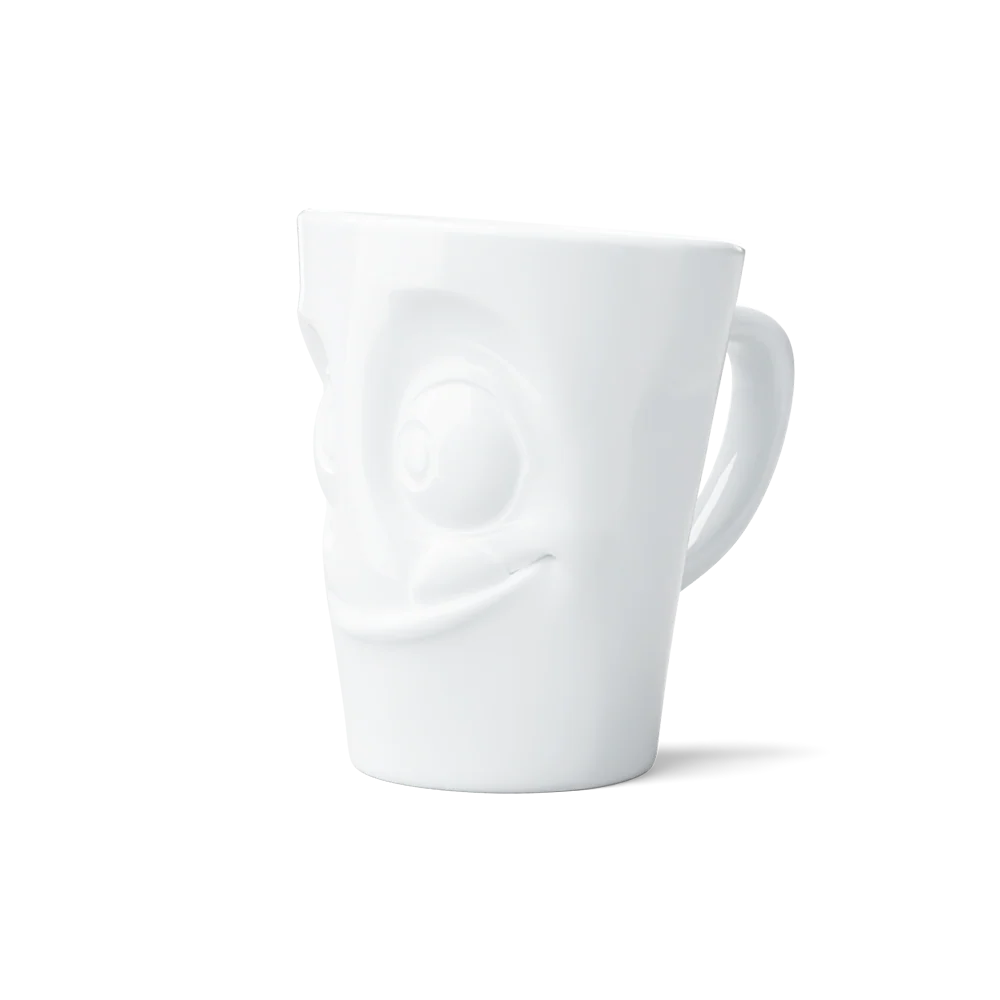 TASSEN Tasty Face Porcelain Mug – 11 oz