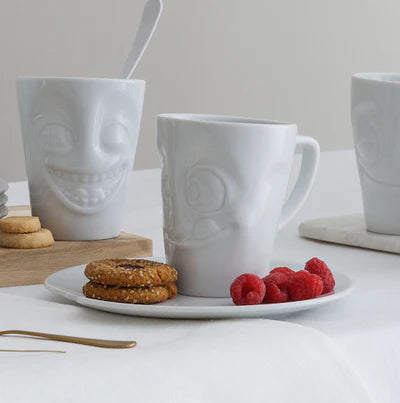 TASSEN Tasty Face Porcelain Mug – 11 oz