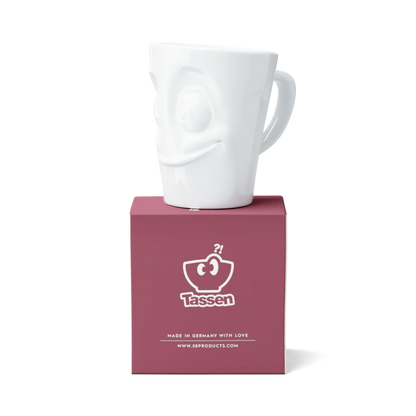 TASSEN Tasty Face Porcelain Mug – 11 oz