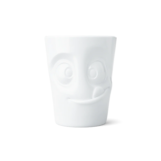 TASSEN Tasty Face Porcelain Mug – 11 oz
